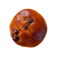 Brioche chocolate chip, a soft golden brioche studded with chocolate