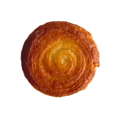 Kouign amann with a caramelised, layered crust